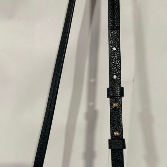 Michael Kors Small Leather Black Jet Set Tote Crossbody Bag Gold Hardware - Picture 10 of 10